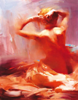 Wu, Zhaoming Evening Time Giclee-Druck