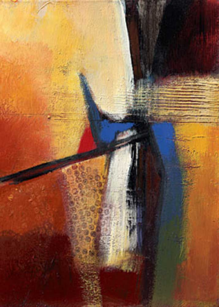 Danckaert, Bea Blue intervention Giclee-Druck