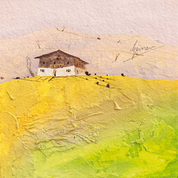 Gerner, Bernhard Landhaus 1 Giclee-Druck