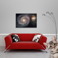 Space And Universe - Poster - NASA - Whirlpool Galaxy + 1 Ü-Poster der Grösse 61x91,5cm