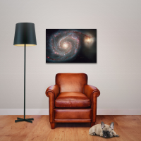 Space And Universe - Poster - NASA - Whirlpool Galaxy + 1 Ü-Poster der Grösse 61x91,5cm