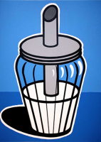 Schulz, Ingo Sugar Sprinkler Blue Giclee-Druck