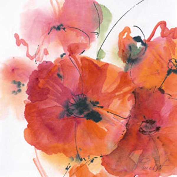 Peuckert, Marta Mohnblüte in Gesellschaft Giclee-Druck