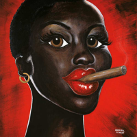Knuyt, Sandra Chocolat Noir Giclee-Druck