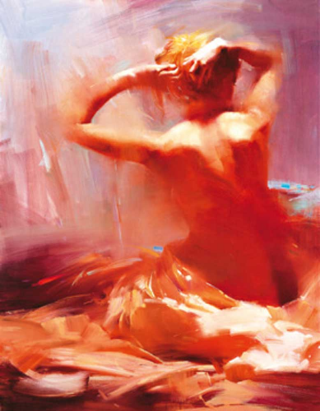 Wu, Zhaoming Evening Time Giclee-Druck