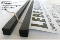 Holz-Posterleisten 92 cm - Posterleisten - 2 Paar,...