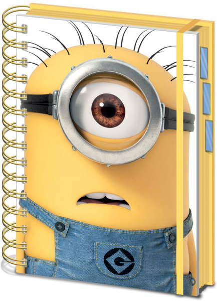 Minions - Premium Notizbücher - Despicable Me Shocked Notizbuch