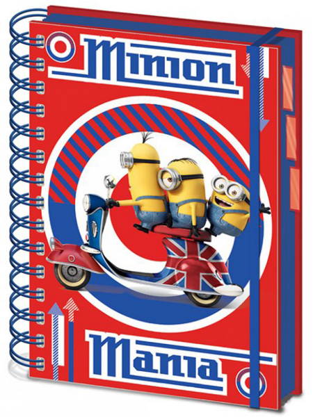 Minions - Premium Notizbücher - British Mod Red - Project Book