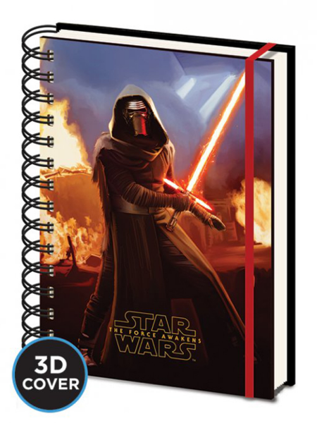 Star Wars - Premium Notizbücher - EP7 Kylo Ren 3D Cover