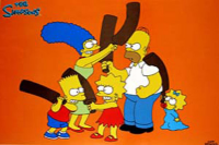 Simpsons, The - Poster - Fighting Family