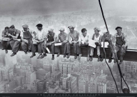 New York - Poster - Lunchtime, Men On Girder New York