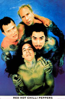Red Hot Chili Peppers - Poster - Band, Blue