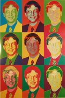 Fun - Poster - Bill Gates vs. Warhol