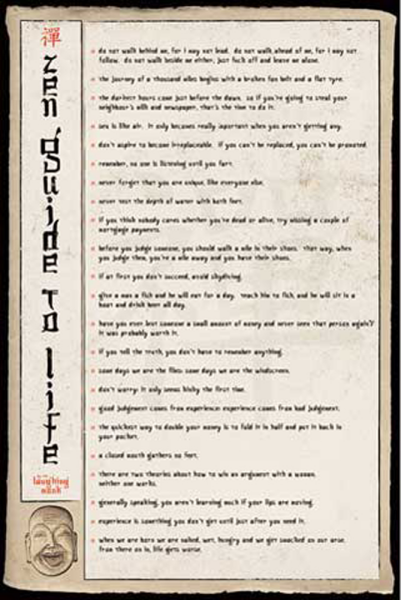 Fun - Poster - Zen Guide To Life