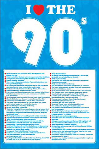 Fun - Poster - I Love The 90´s