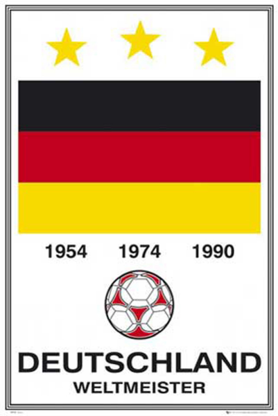Fußball - Poster - Deutschland Weltmeister