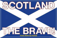 Fußball - Poster - Scotland the brave