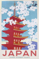 Affiche - Vintage - Poster - Japan Railways