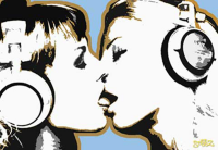 Steez - Poster - DJ Girls, Kiss