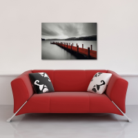 Jetty - Poster - Landungssteg - Rot