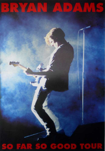 Adams, Bryan - Poster - So Far So Good