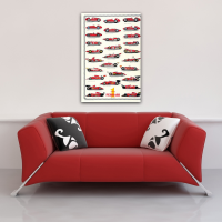 Poster - Educational - Bildung - Ferrari Formula 1 Evolution