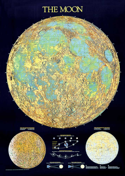 Poster - Educational - Bildung - Moon Mond