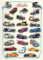 Poster - Educational - Bildung - Evolution Klassische Autos