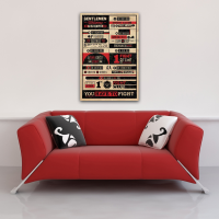 MB 100 - Fight Club - Poster - Rules