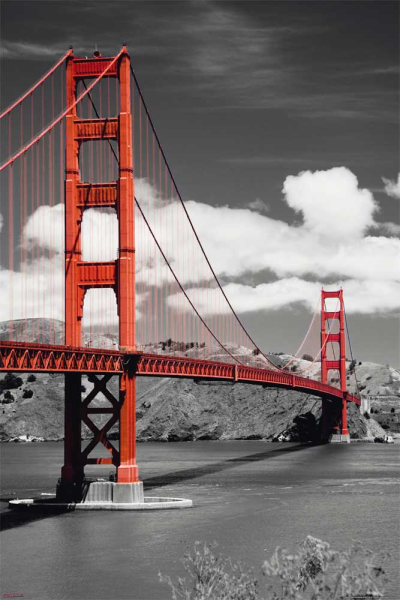 San Fransisco - Poster - Golden Gate Bridge