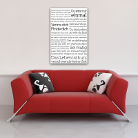 Motivational - Poster - Du lebst nur einmal