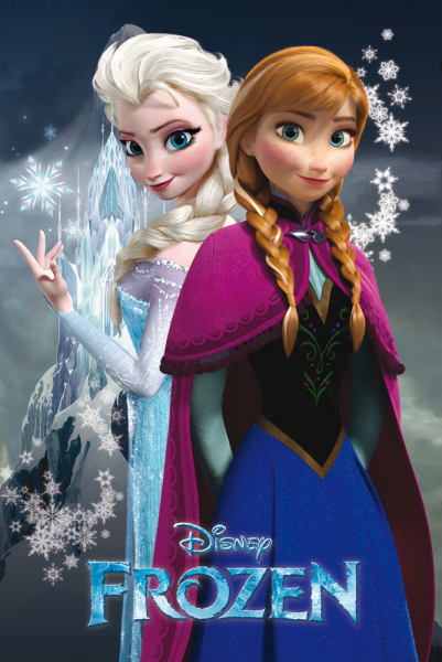 Frozen - Poster - Anna and Elsa Sisters