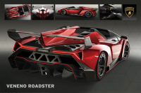 Poster - Motorsport - Lamborghini Veneno Roadster