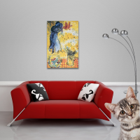 Poster - Chagall, Marc - Les Amoureux aux Marguerites