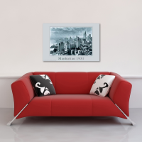 New York - Poster - Manhattan Skyline 1931