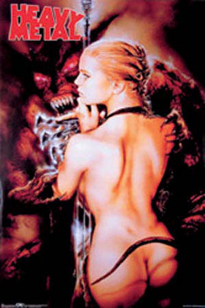Heavy Metal - Poster - Embrace, By Luis Royo
