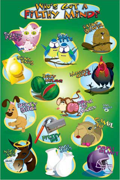 Fun - Poster - Whos Got A Filthy Mind?