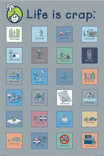 Fun - Poster - Life Is Crap