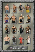 Wrestling - Poster - WWE - Superstars cards