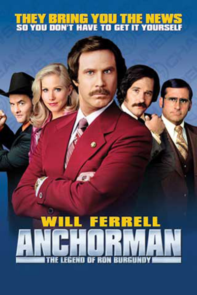 Anchorman, The - Poster - The Legend of Ron Burgundy