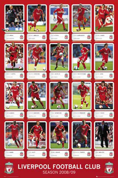 Fußball - Poster - Liverpool Squad Profiles Version 2