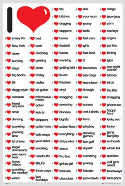 Fun - Poster - I Love