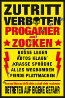 Gaming - Poster - ProGamer am Zocken