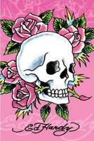 Ed Hardy - Poster - Pink, Skull&Roses