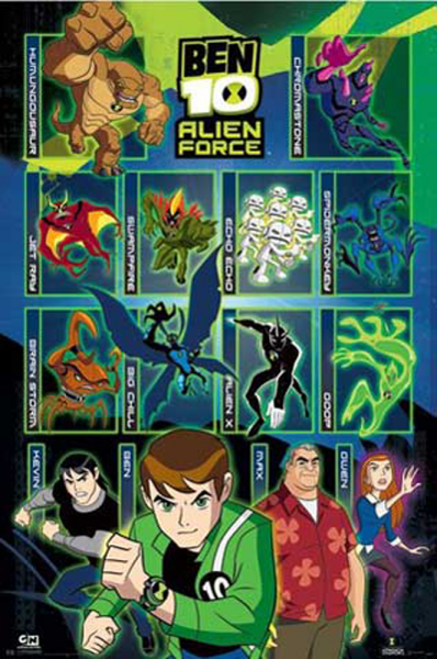 Ben 10 - Alien Force - Poster - Characters
