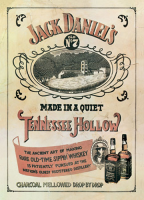 Jack Daniels - Poster - Tennessee Hollow - Whiskey +...
