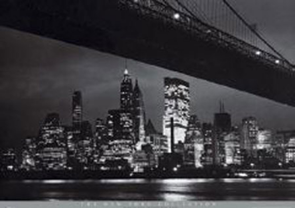 New York - Poster - Brooklyn Bridge Version 3
