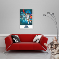 Star Wars - Poster - Orange Sword Of Darth Vader