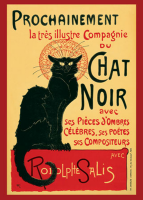 Steinlen, Theophile - Poster - Tournee du Chat Noir