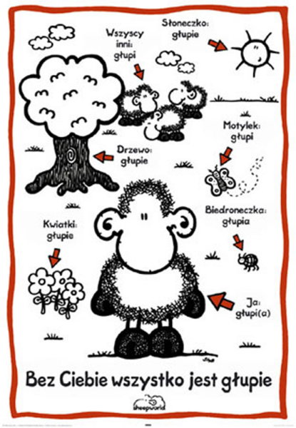 Sheepworld - Poster - Bez Ciebie